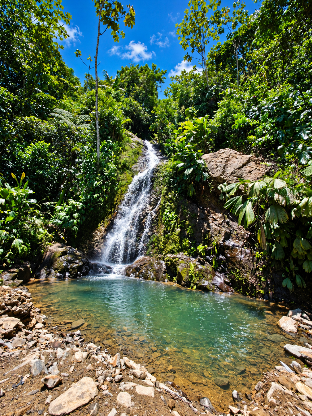 Entorno natural de la Cascada Sharup