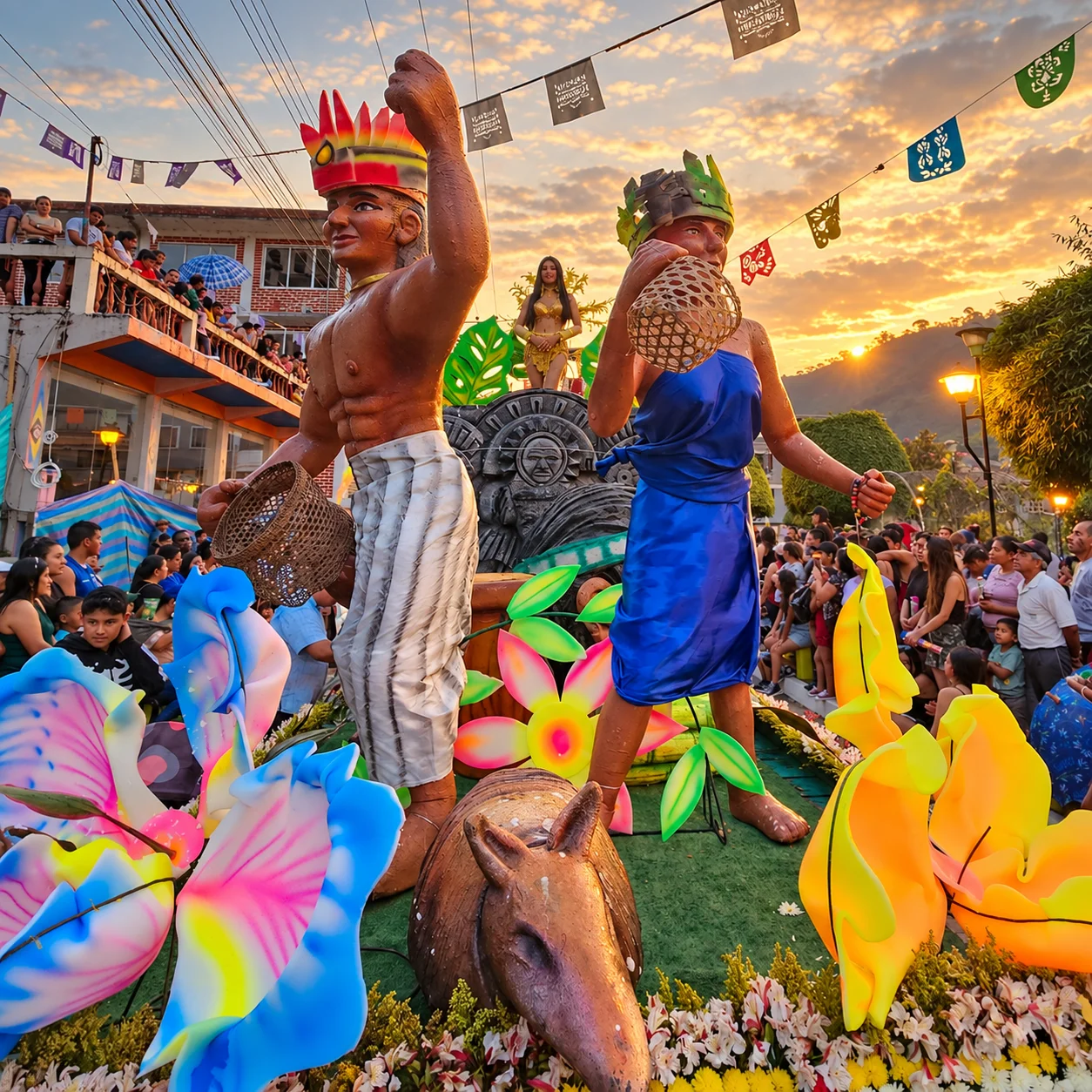 Carnaval de Limón Indanza - carro alegórico