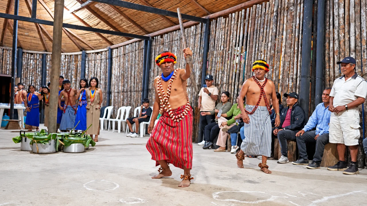 Ritual de la Chonta - danza tradicional Shuar