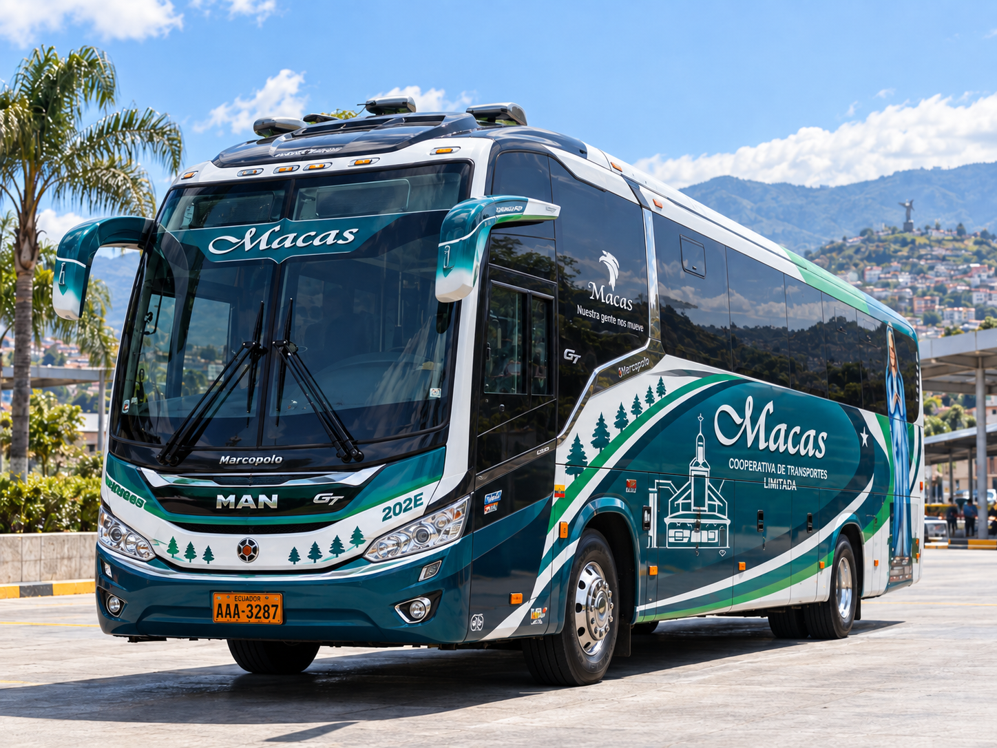 Bus de la Cooperativa Macas Limitada