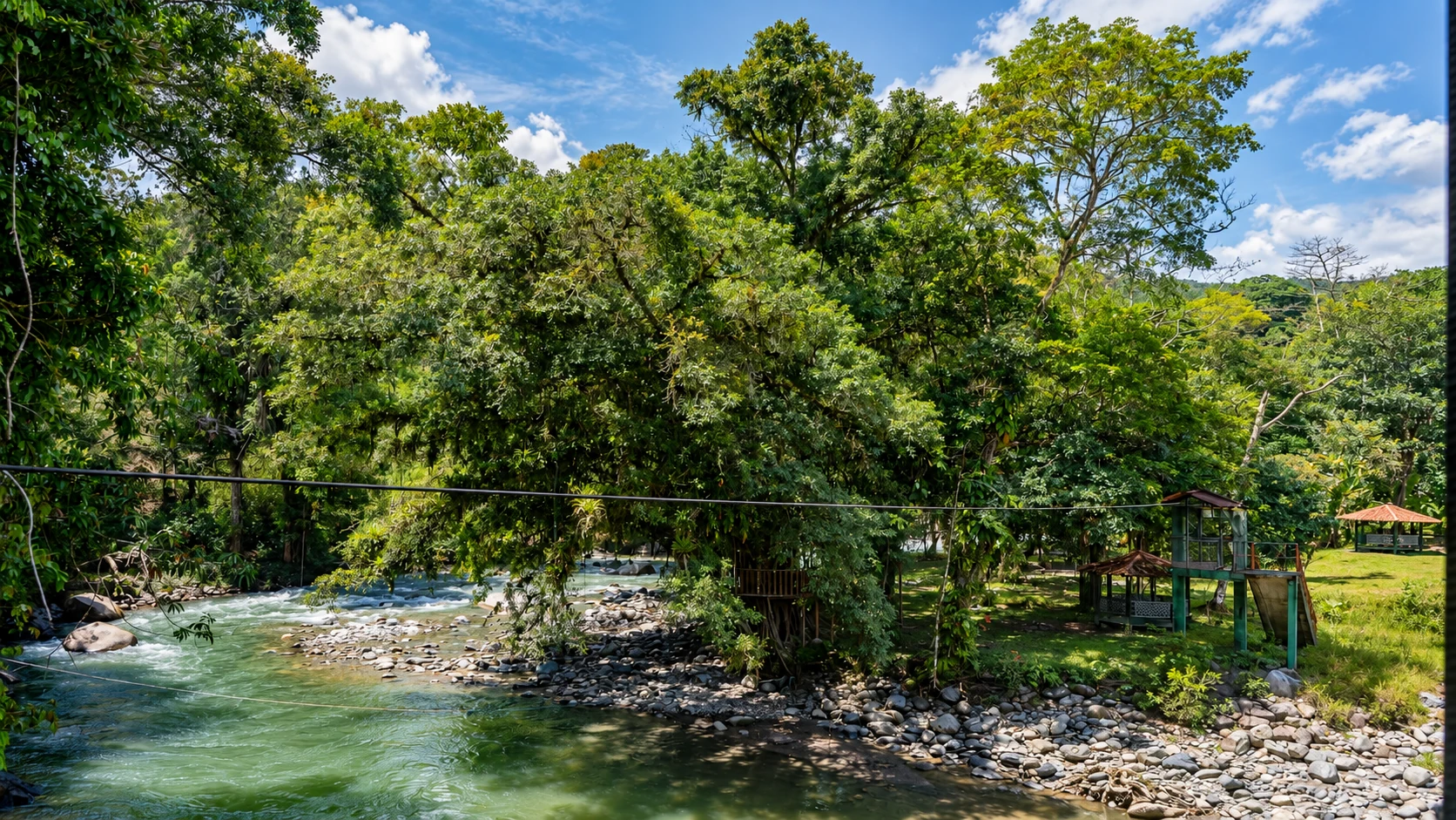 Campo Alegre — panorama del río y vegetación