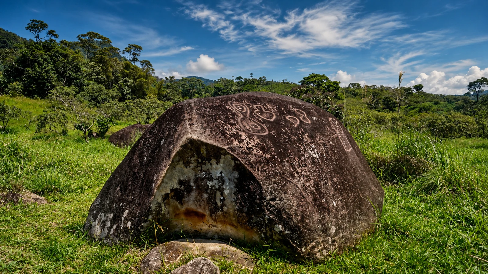 Petroglifos del Catazho — roca con grabados ancestrales